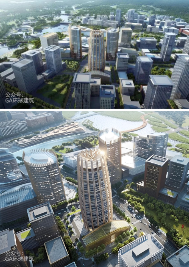 【钢结构·工程】雄安未来新地标!SOM新作:“中国中化总部”,设计取意“金芦苇”(图3) 【钢结构·工程】雄安未来新地标!SOM新作:“中国中化总部”,设计取意“金芦苇”(图3)