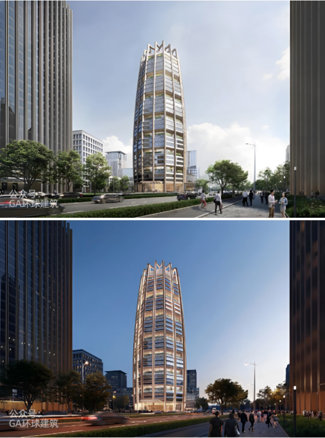 【钢结构·工程】雄安未来新地标!SOM新作:“中国中化总部”,设计取意“金芦苇”(图5) 【钢结构·工程】雄安未来新地标!SOM新作:“中国中化总部”,设计取意“金芦苇”(图5)