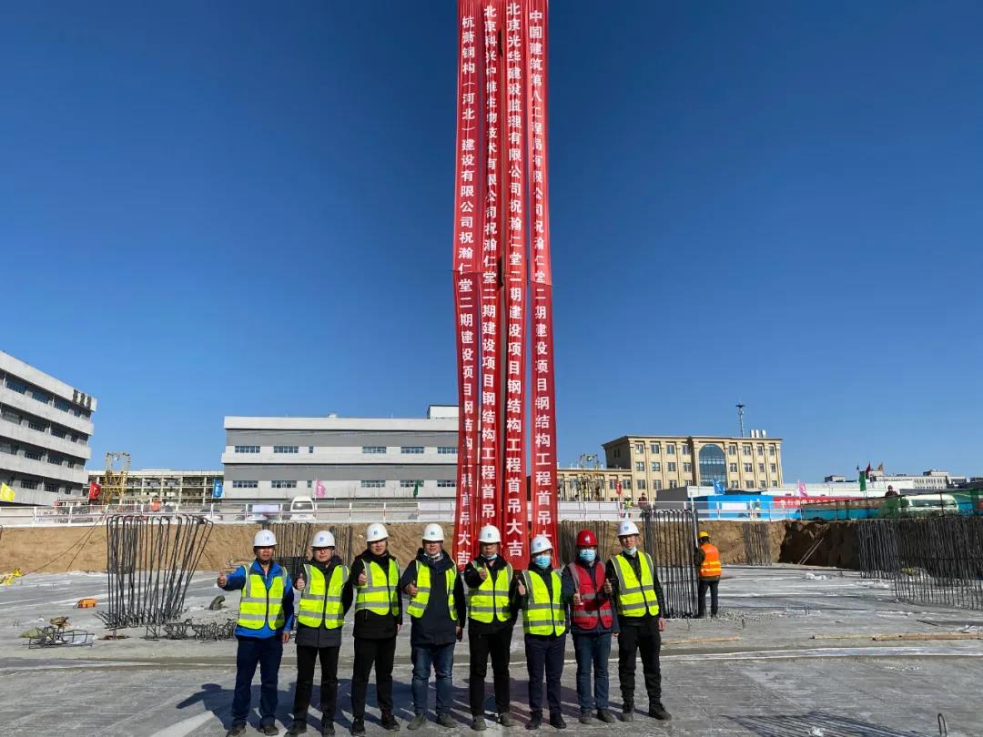 春节受命建厂房，为抗新冠勇担当丨河北杭萧力担科兴中维疫苗厂房钢结构工程项目(图2)