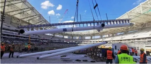 【行业资讯】上海八万人体育场屋盖新增钢结构正式启动!(图6) 【行业资讯】上海八万人体育场屋盖新增钢结构正式启动!(图6)